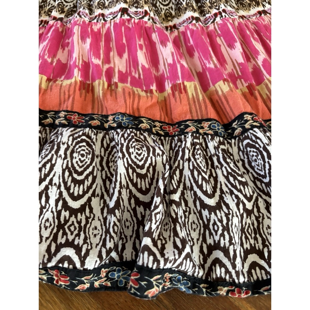 Notations Peasant Maxi Skirt Women's SMALL‎ / MEDIUM Crinkle Pull On Elastic - Picture 11 of 16